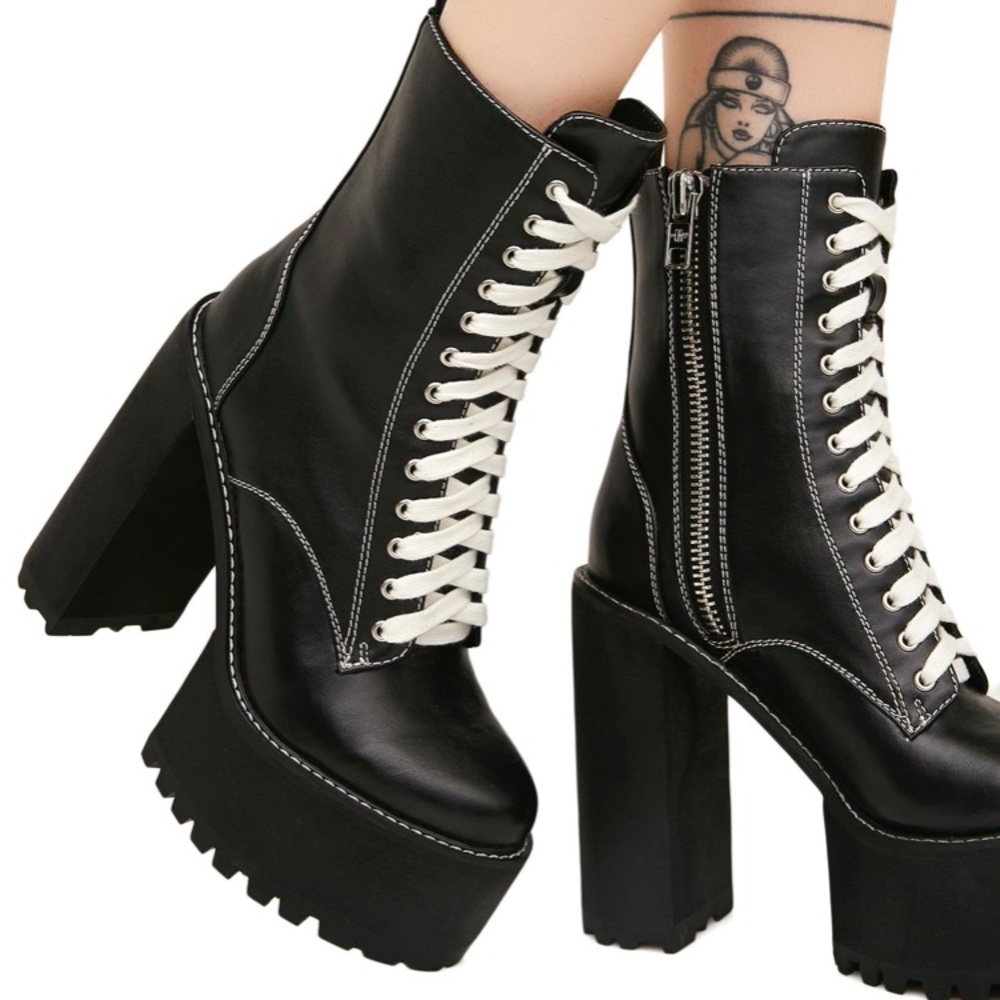 Dolls kill low Nancy boots